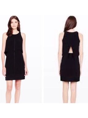 Club Monaco Black Sleeveless Cutout Dress